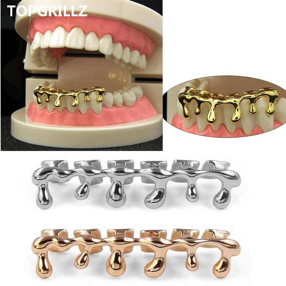 Body Jewelry Gold Plated - TOPGRILLZ Fit Licht Geel Goud Kleur
