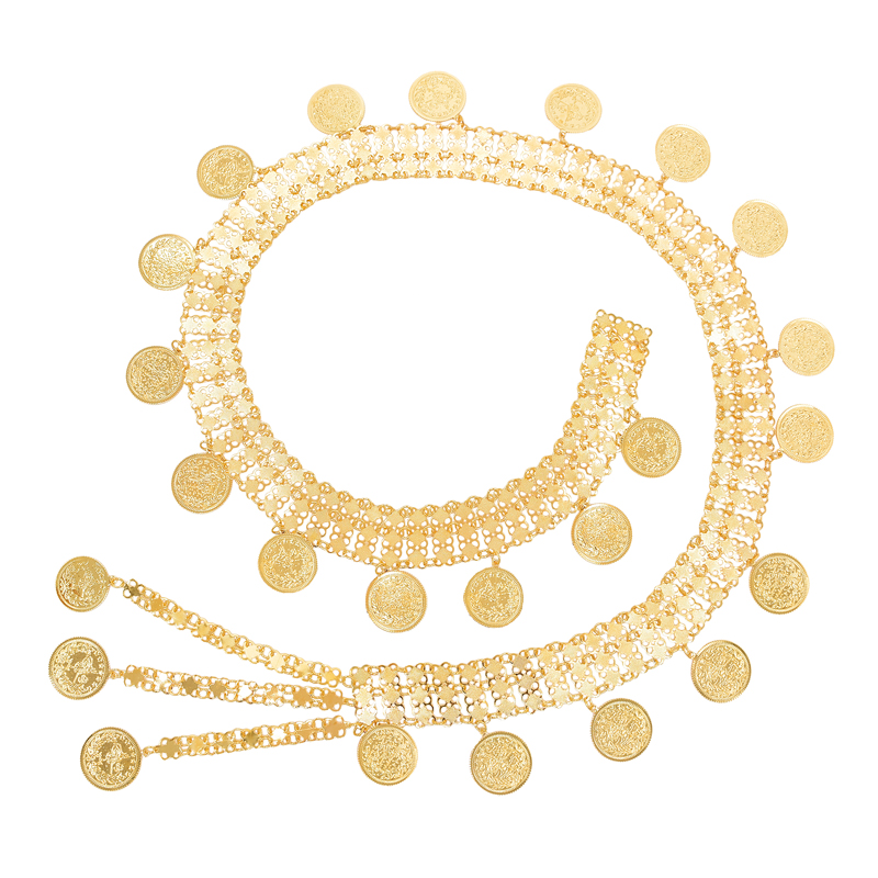 Body Jewelry Indian - Vrouwen Body Accessoire Gouden Charmes Afghan