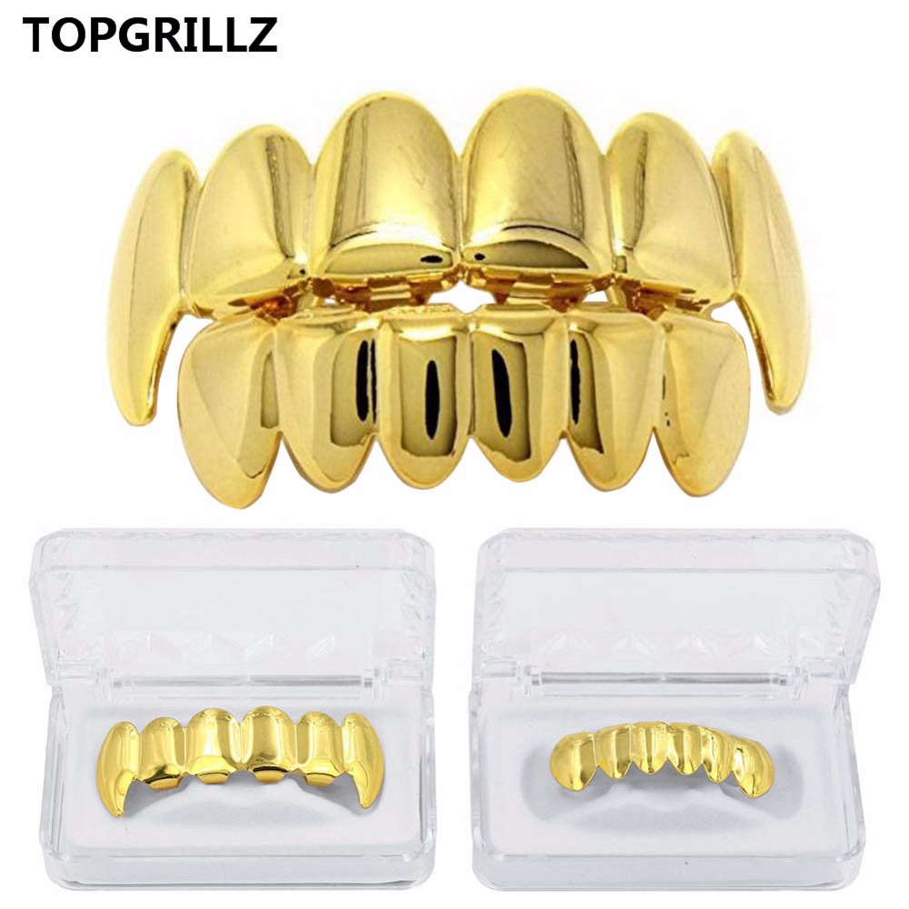 Body Jewelry Gold Plated - TOPGRILLZ Nieuwe Fit Rose Goud Kleur