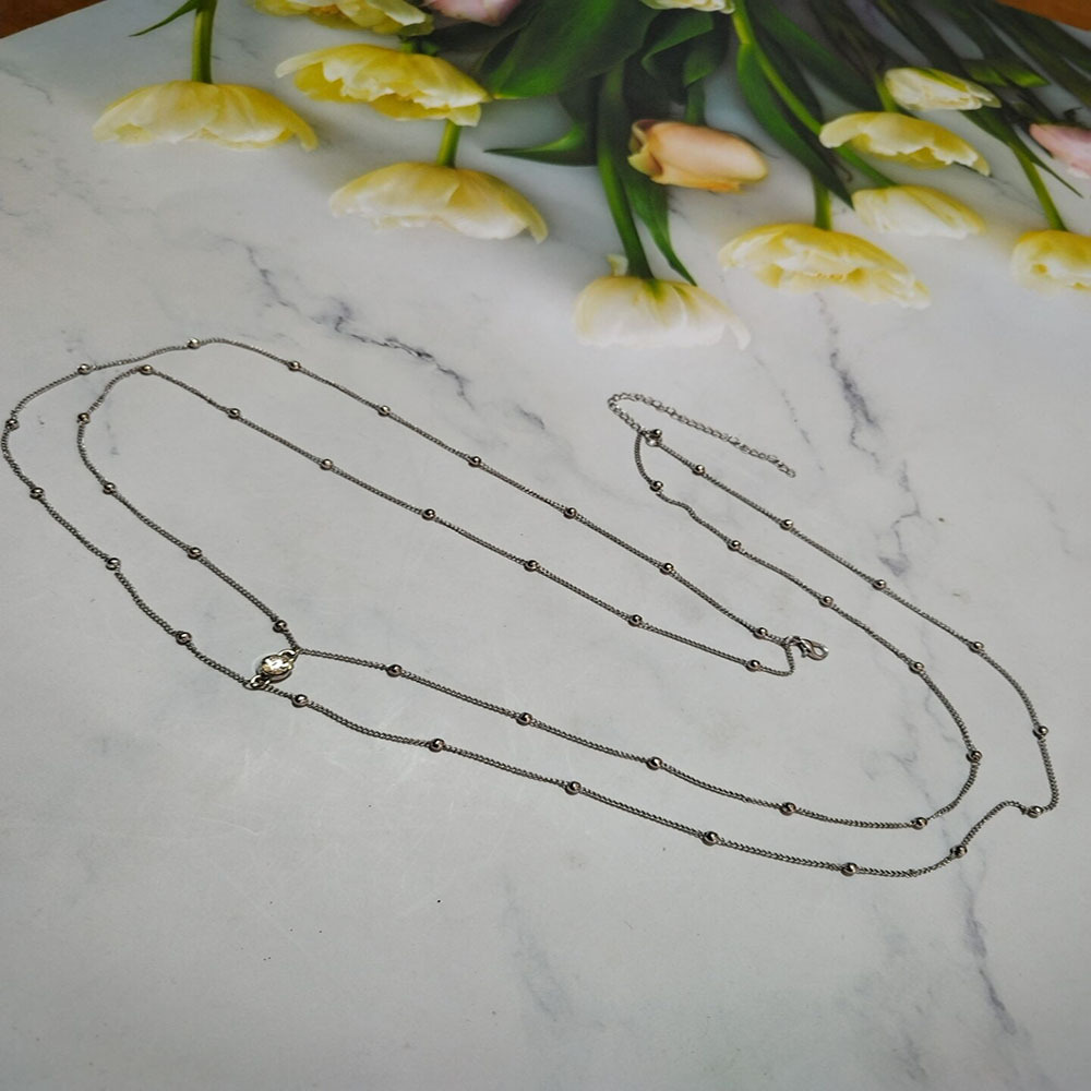 Buikketting-Sierlijke Cz Body  - Body Jewelry Gold Plated recensie en prijs