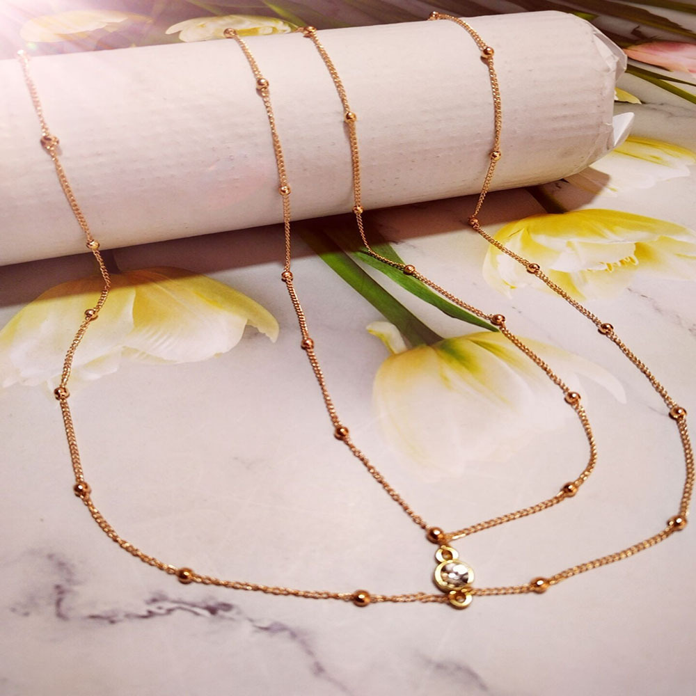 Buikketting-Sierlijke Cz Body  - Body Jewelry Gold Plated recensie en prijs