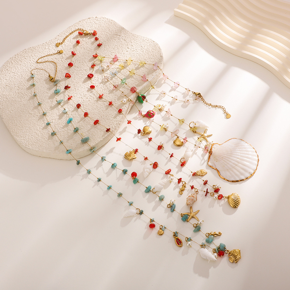 Oversized schelp hanger taille - Body Jewelry Gold Plated recensie en prijs