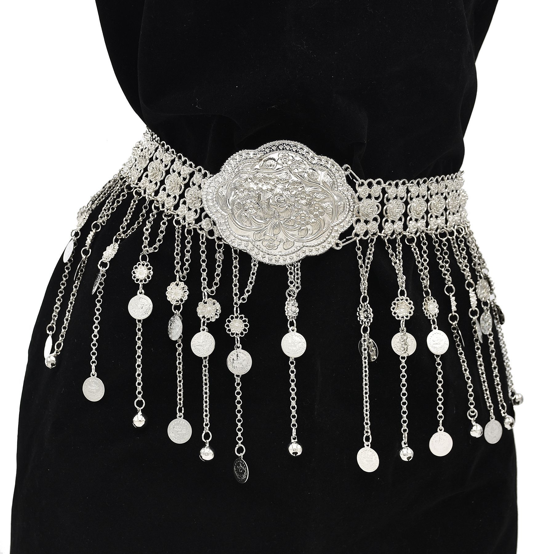 Verzilverde Marokkaanse Caftan - Body Jewelry Indian recensie en prijs