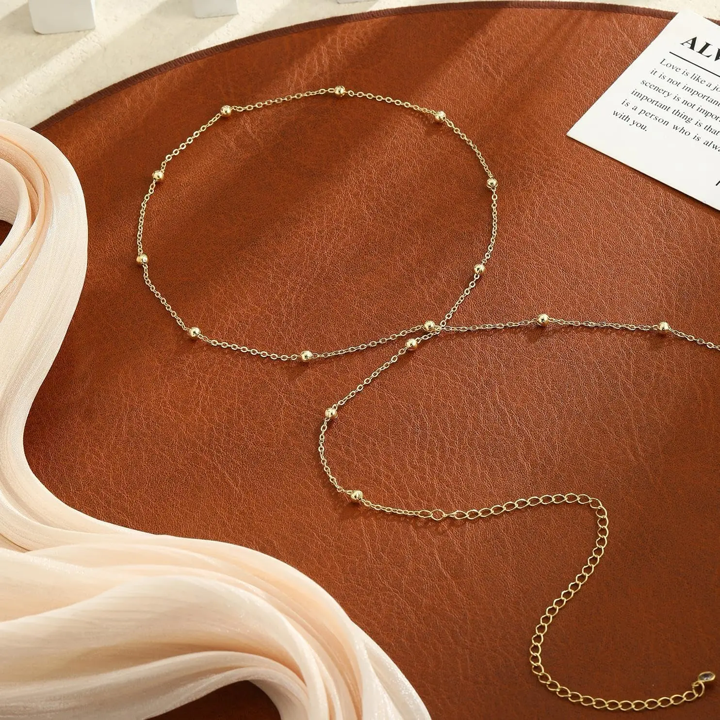 Verstelbare bikini-lichaamssie - Body Jewelry Gold Plated recensie en prijs