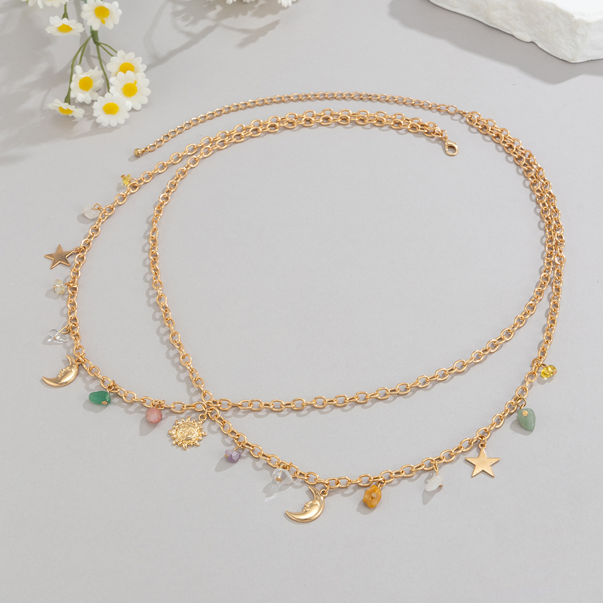 Boho Ster Maan Zon Hanger Tail - Body Jewelry Chain recensie en prijs