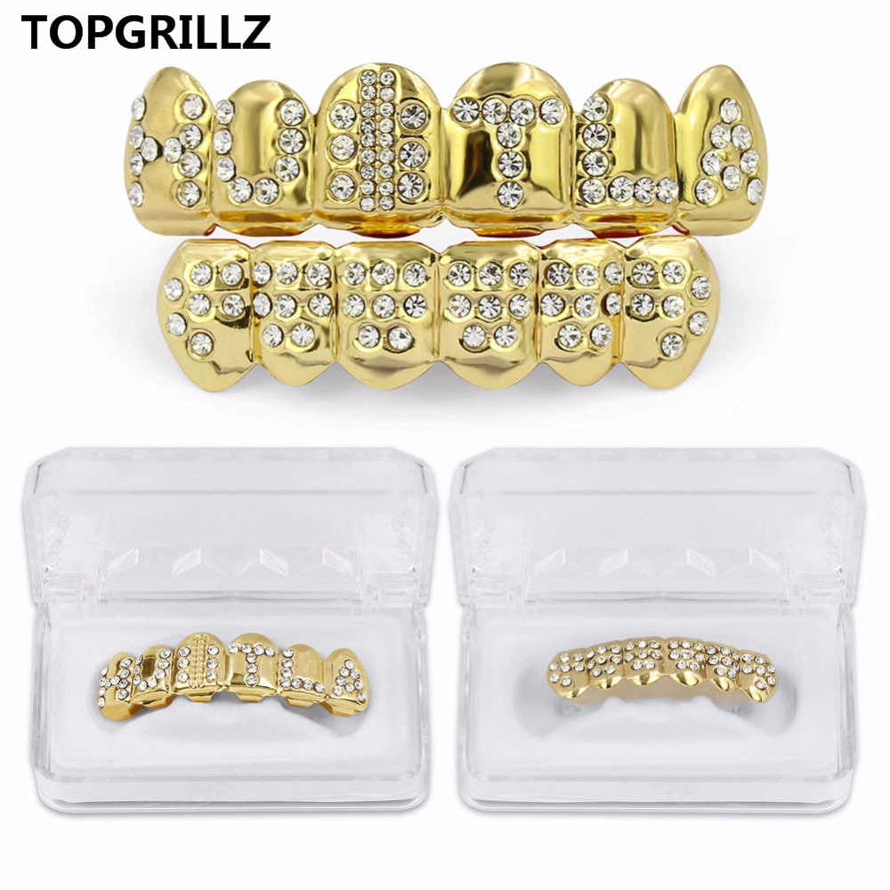 Topgrillz Goud Kleur Plated Ic - Body Jewelry Gold Plated recensie en prijs