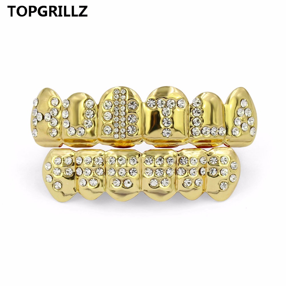 Topgrillz Goud Kleur Plated Ic - Body Jewelry Gold Plated recensie en prijs