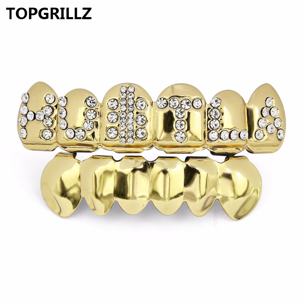 Topgrillz Goud Kleur Plated Ic - Body Jewelry Gold Plated recensie en prijs
