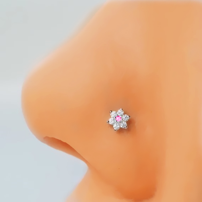 3PC Rvs Bloem Neus Piercing St - Body Jewelry Indian recensie en prijs