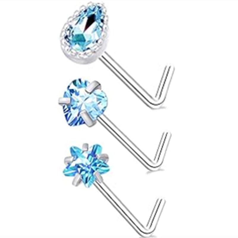 3PC Rvs Bloem Neus Piercing St - Body Jewelry Indian recensie en prijs