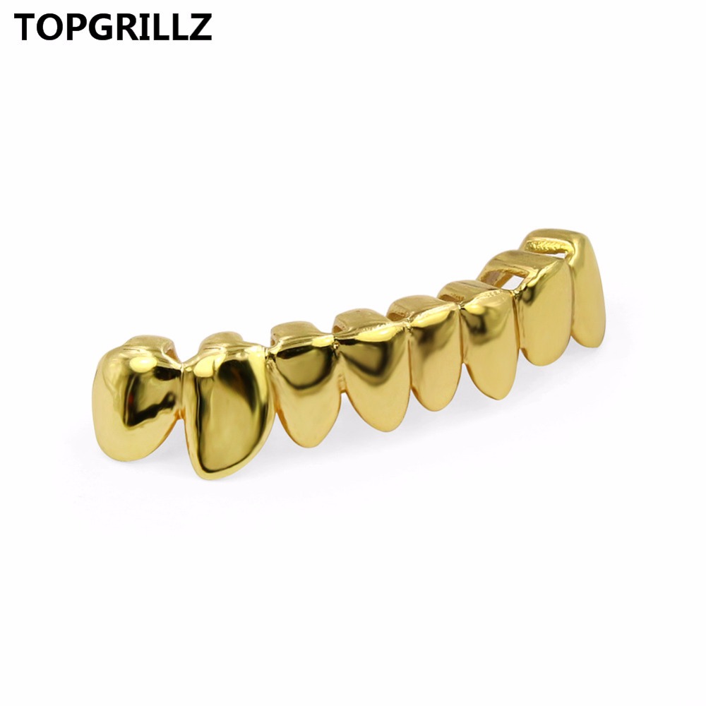 Topgrillz Geel Goud Kleur Plat - Body Jewelry Gold Plated recensie en prijs