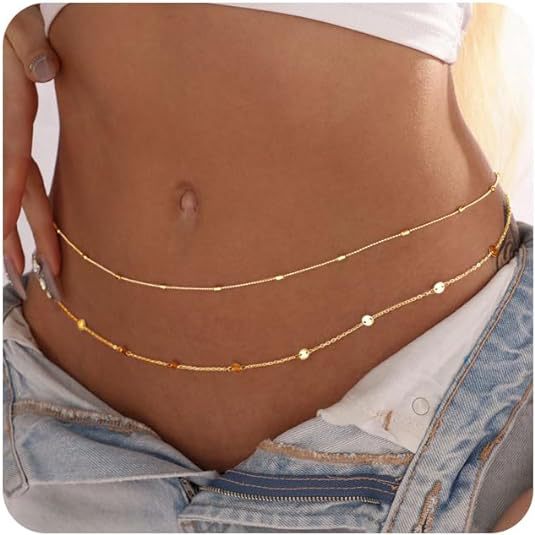Vrouwen Waterdichte Body Chain - Body Jewelry Gold Plated recensie en prijs