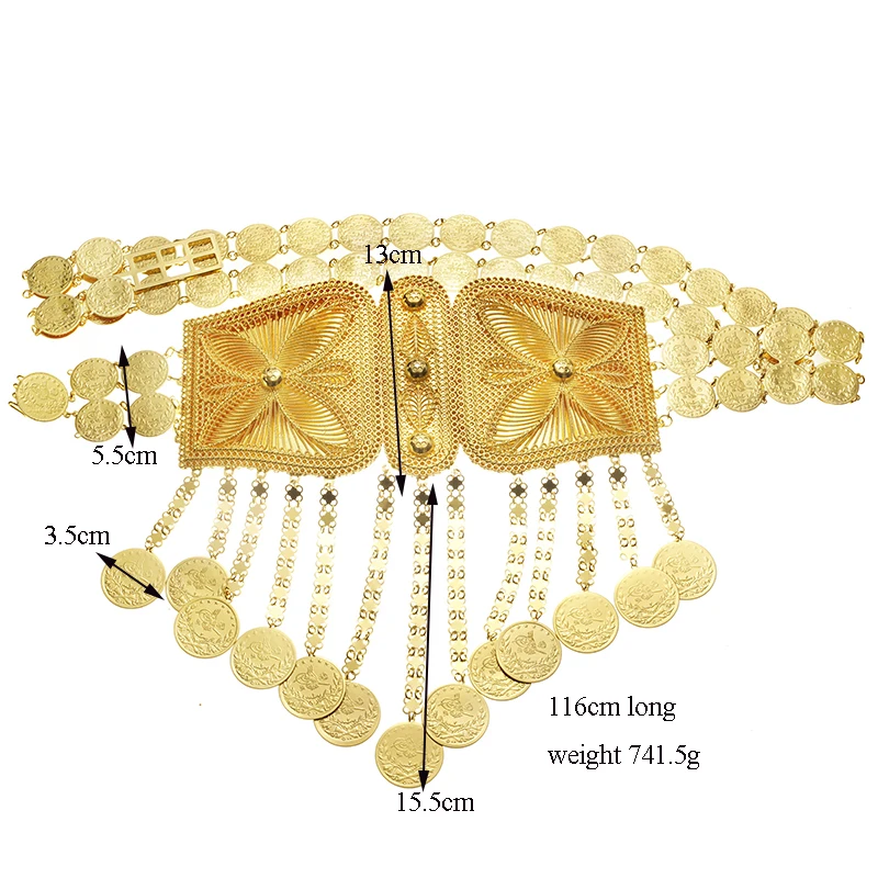 Koerdische Luxe Bruiloft Siera - Body Jewelry Gold Plated recensie en prijs
