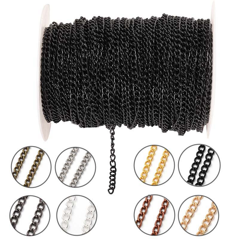 2Meter 2.5/3.5/4.5mm Metalen P - Body Jewelry Chain recensie en prijs