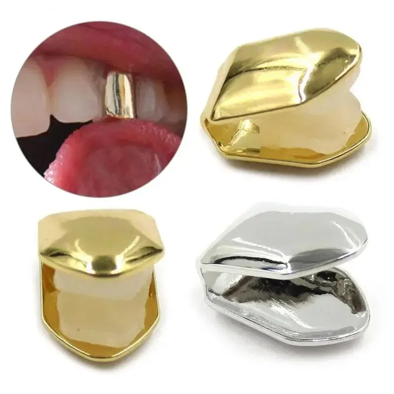 1/2/4 Stuks Enkele Tand Caps G - Body Jewelry Gold Plated recensie en prijs