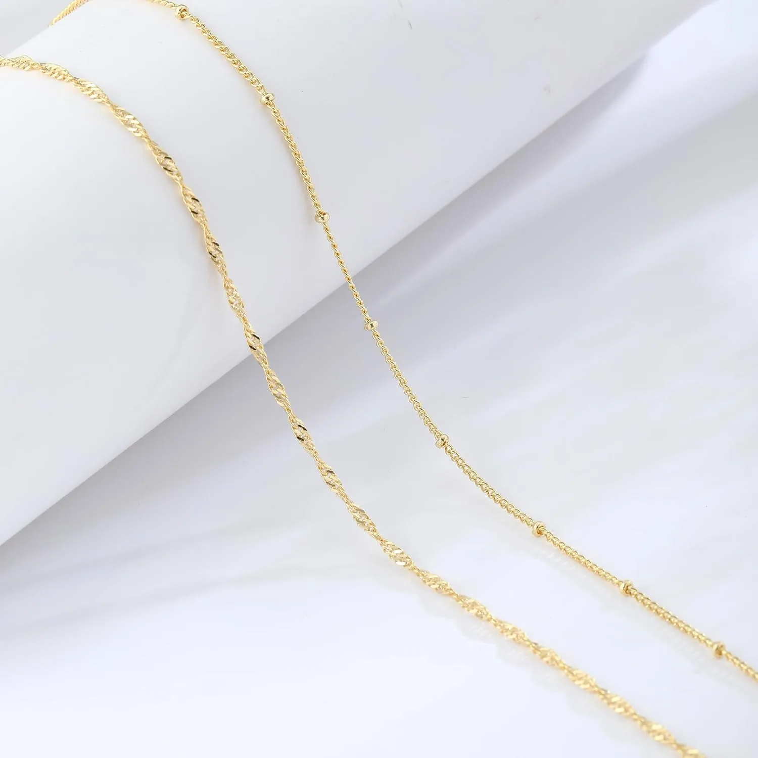 14k Vergulde 26-33Inch Verstel - Body Jewelry Chain recensie en prijs